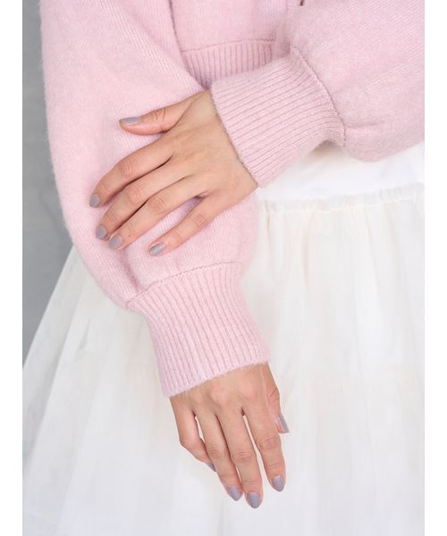 Sustainableファー付きニットパーカー（パーカー）｜SNIDEL