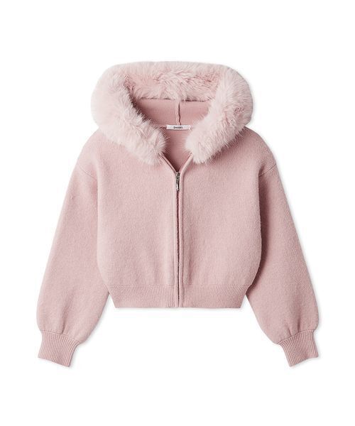 Sustainableファー付きニットパーカー（パーカー）｜SNIDEL