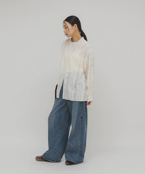 KBF（ケイビーエフ）の「プチフリルブラウス（シャツ/ブラウス）」 - WEAR