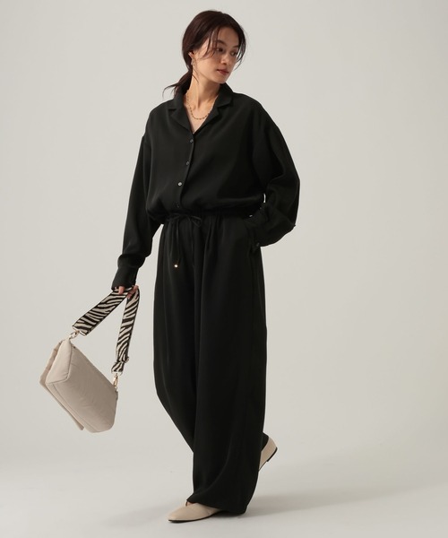 セール】開襟サロペット/612460（サロペット/オーバーオール）｜Elura