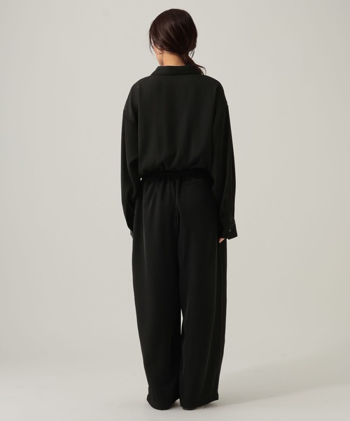 Elura（エルーラ）の「開襟サロペット/612460（サロペット/オーバーオール・レディース・ブラウン/ブラック・FREE）」の12枚目の写真