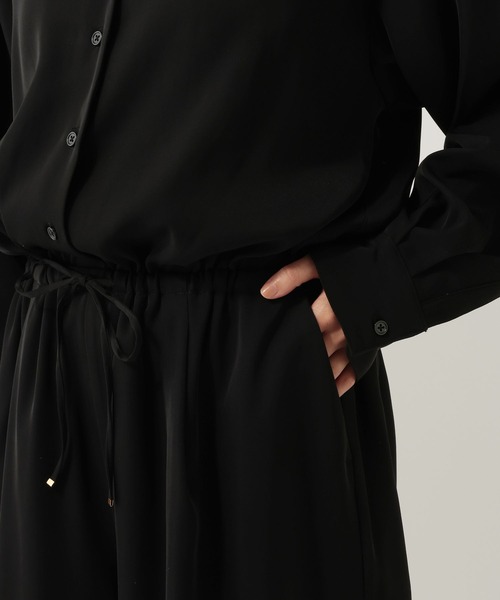 Elura（エルーラ）の「開襟サロペット/612460（サロペット/オーバーオール・レディース・ブラウン/ブラック・FREE）」の15枚目の写真