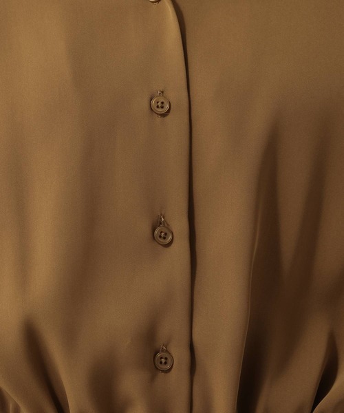 Elura（エルーラ）の「開襟サロペット/612460（サロペット/オーバーオール・レディース・ブラウン/ブラック・FREE）」の21枚目の写真