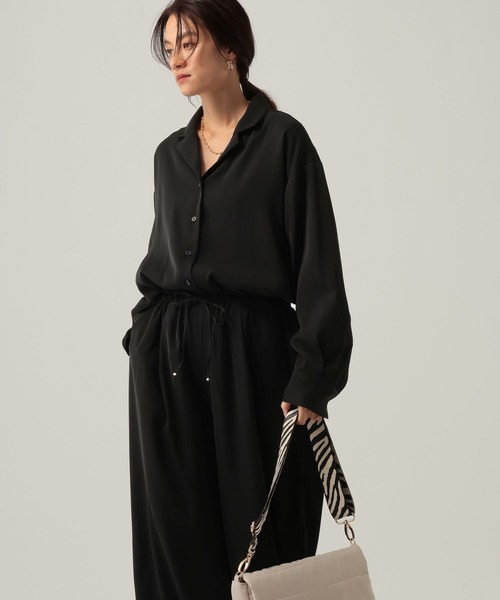 Elura（エルーラ）の「開襟サロペット/612460（サロペット/オーバーオール・レディース・ブラウン/ブラック・FREE）」の4枚目の写真