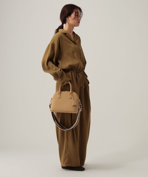 Elura（エルーラ）の「開襟サロペット/612460（サロペット/オーバーオール・レディース・ブラウン/ブラック・FREE）」の8枚目の写真