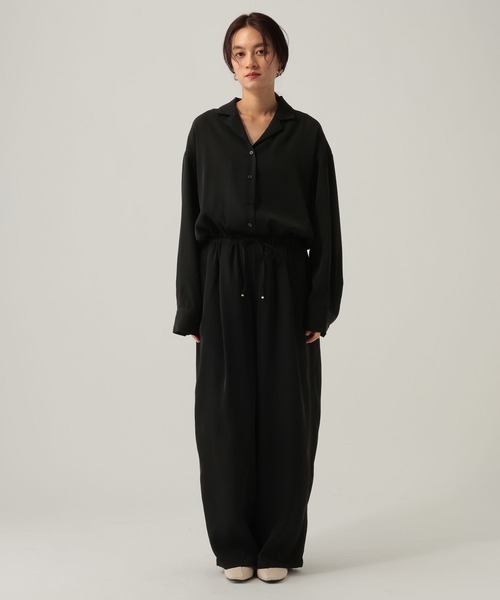 Elura（エルーラ）の「開襟サロペット/612460（サロペット/オーバーオール・レディース・ブラウン/ブラック・FREE）」の10枚目の写真