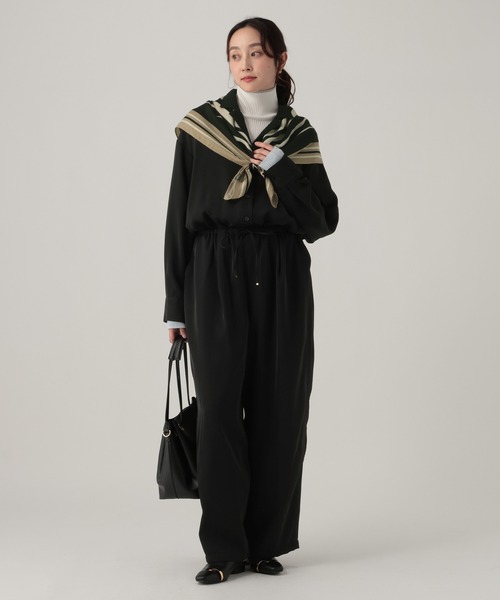 Elura（エルーラ）の「開襟サロペット/612460（サロペット/オーバーオール・レディース・ブラウン/ブラック・FREE）」の22枚目の写真