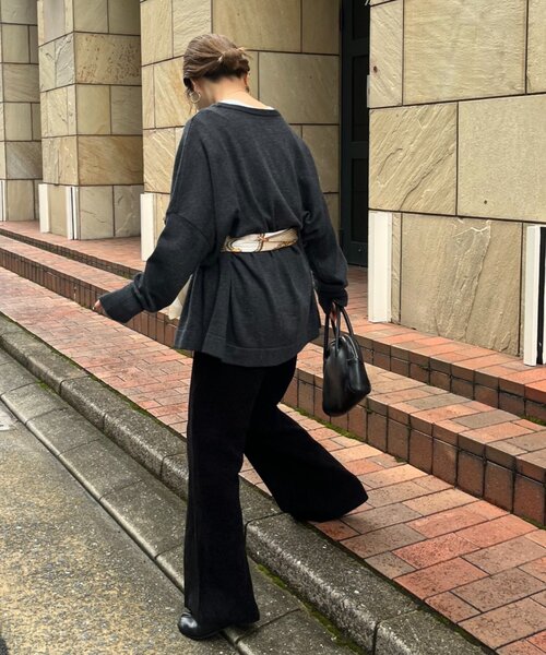 CIAOPANIC TYPY(チャオパニックティピー)の「【てら企画】ウール混オーバニットチュニック(ニット/セーター・レディース・ピンク/ブラウン/ミント/オフホワイト/チャコールグレー・ONE SIZE)」の15枚目の写真