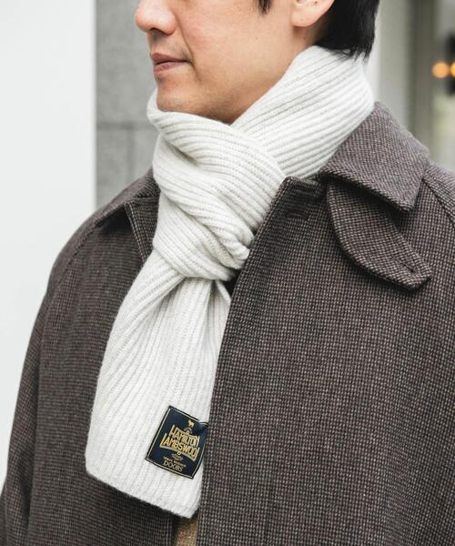 URBAN RESEARCH DOORS（アーバンリサーチドアーズ）の「ハミルトンマフラー（マフラー・メンズ・オフホワイト/ブラック/ブラウン/グリーン系その他・-）」の12枚目の写真