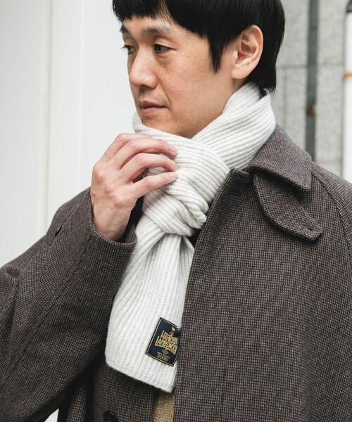 URBAN RESEARCH DOORS（アーバンリサーチドアーズ）の「ハミルトンマフラー（マフラー・メンズ・オフホワイト/ブラック/ブラウン/グリーン系その他・-）」の14枚目の写真