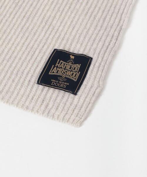 URBAN RESEARCH DOORS（アーバンリサーチドアーズ）の「ハミルトンマフラー（マフラー・メンズ・オフホワイト/ブラック/ブラウン/グリーン系その他・-）」の6枚目の写真