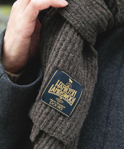 URBAN RESEARCH DOORS（アーバンリサーチドアーズ）の「ハミルトンマフラー（マフラー・メンズ・オフホワイト/ブラック/ブラウン/グリーン系その他・-）」の8枚目の写真