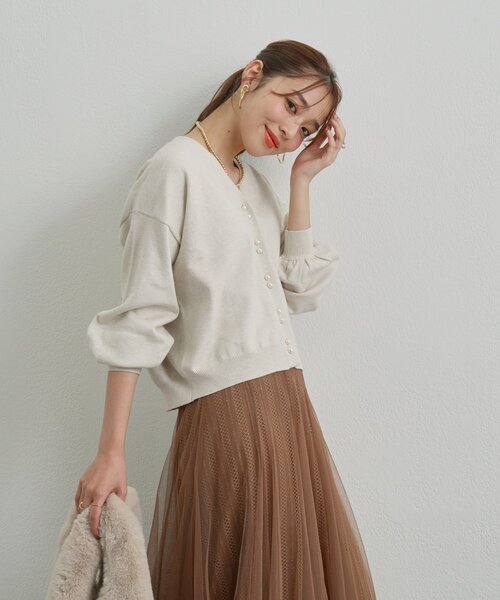 un dix cors（アンディコール）の「《さりげなく大人可愛い》Wパール釦