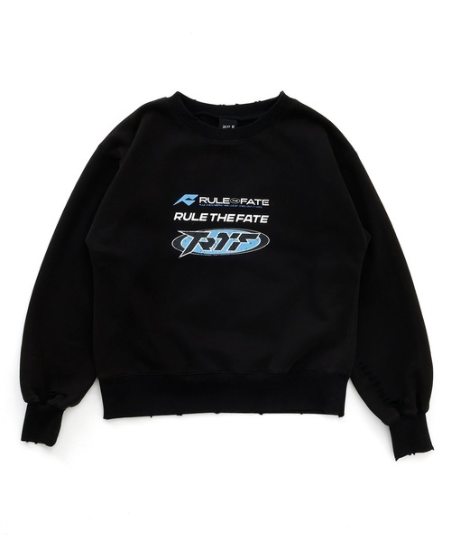 RTF ELLIPSE DAMAGE SWEAT PULLOVER/エリプスダメージスウェットプル