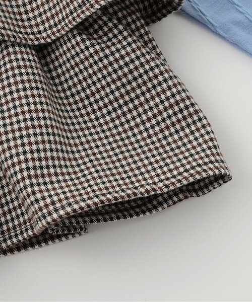 apres les cours（アプレレクール）の「【リンク/ジュニア対応】ティアードドッキングトップス（スウェット・キッズ・サックスブルー/アイボリー/ブラック・100/110/120/140/80/90/130）」の17枚目の写真