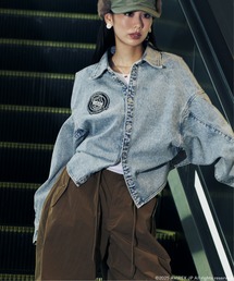MOUSSY（マウジー）の「《AVIREX×MOUSSY》DENIM SHIRT JACKET（デニムジャケット）」