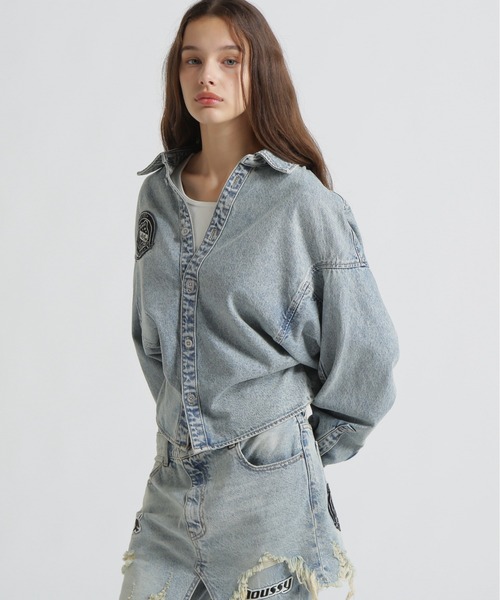 AVIREX×MOUSSY》DENIM SHIRT JACKET（デニムジャケット）｜MOUSSY