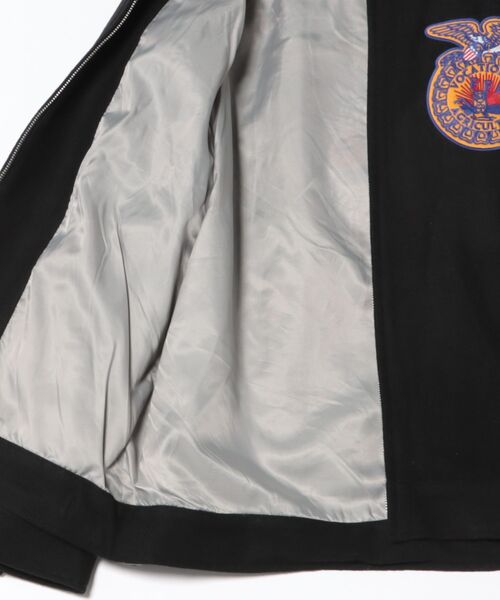 HOUSTON(ヒューストン)の「【HOUSTON/ヒューストン】MELTON FFA(Future Farmers Agriculture) JACKET メルトンジャケット 51519(ブルゾン・メンズ・ブルー/オリーブ/ブラック・X-LARGE/LARGE/MEDIUM)」の5枚目の写真