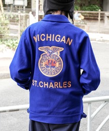 【HOUSTON/ヒューストン】MELTON FFA(Future Farmers Agriculture) JACKET メルトンジャケット 51519