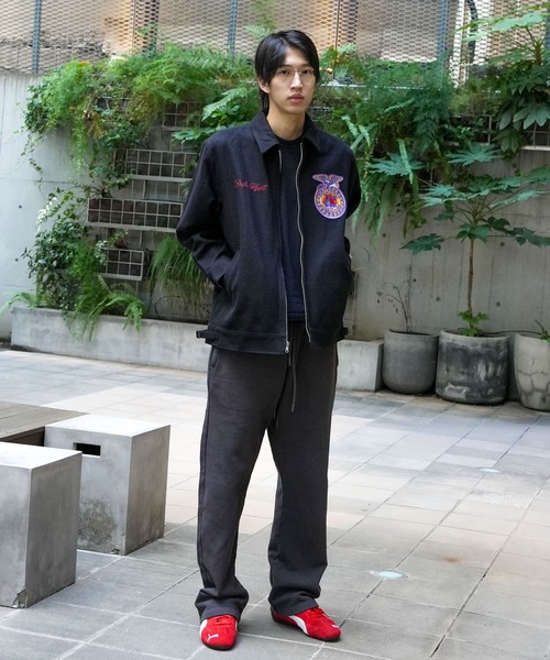 HOUSTON(ヒューストン)の「【HOUSTON/ヒューストン】MELTON FFA(Future Farmers Agriculture) JACKET メルトンジャケット 51519(ブルゾン・メンズ・ブルー/オリーブ/ブラック・X-LARGE/LARGE/MEDIUM)」の16枚目の写真