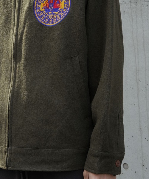 HOUSTON(ヒューストン)の「【HOUSTON/ヒューストン】MELTON FFA(Future Farmers Agriculture) JACKET メルトンジャケット 51519(ブルゾン・メンズ・ブルー/オリーブ/ブラック・X-LARGE/LARGE/MEDIUM)」の18枚目の写真