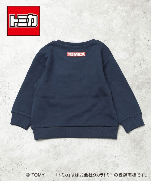 DILASH(ディラッシュ)の「【トミカ / 綿100%】こうじしゃりょうのトレーナー(スウェット・キッズ・ネイビー/グレー・80/90/100/110/120/130)」の3枚目の写真