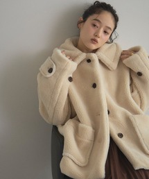 &. NOSTALGIA | テディボアステンカラーコート(ステンカラーコート)