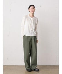 MidiUmi バックサテンベイカーパンツ