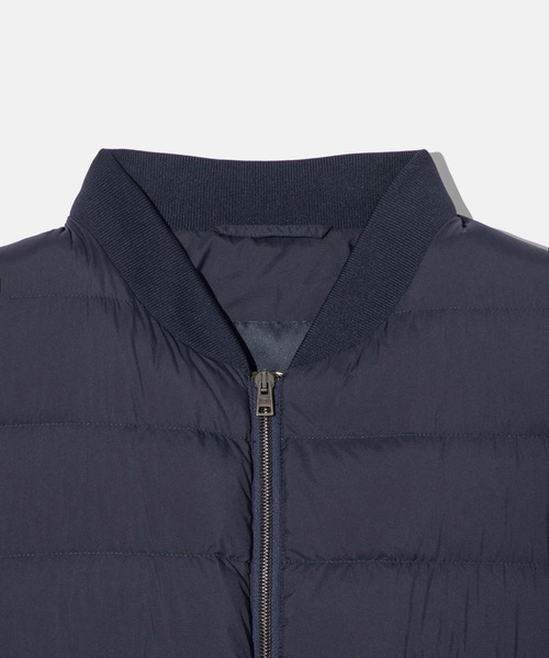HERNO(ヘルノ)の「HERNO LEGEND BOMBER DOWN JACKET ヘルノ レジェンド MA-1タイプ ダウンジャケット(ダウンジャケット/コート・メンズ・ネイビー系1・46/44)」の6枚目の写真
