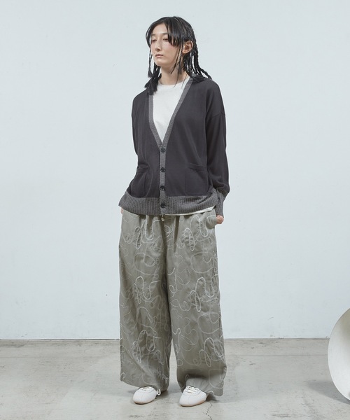 Dulcamara（ドゥルカマラ）の「サマーニットCD（カーディガン/ボレロ・メンズ・チャコールグレー/ブルー・0/1）」の7枚目の写真