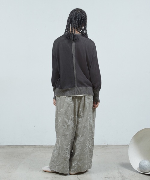 Dulcamara（ドゥルカマラ）の「サマーニットCD（カーディガン/ボレロ・メンズ・チャコールグレー/ブルー・0/1）」の8枚目の写真