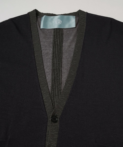 Dulcamara（ドゥルカマラ）の「サマーニットCD（カーディガン/ボレロ・メンズ・チャコールグレー/ブルー・0/1）」の14枚目の写真