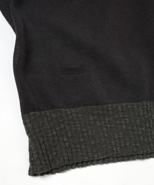 Dulcamara（ドゥルカマラ）の「サマーニットCD（カーディガン/ボレロ・メンズ・チャコールグレー/ブルー・0/1）」の17枚目の写真