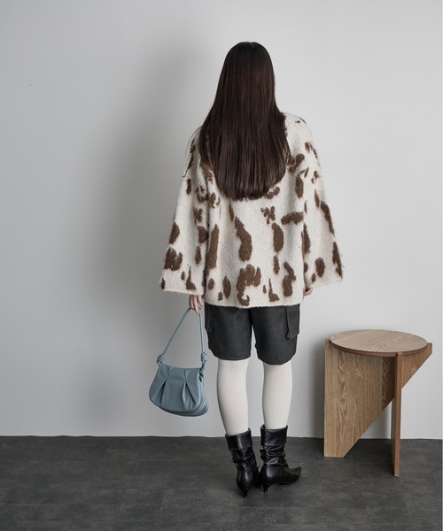 THE YOn(ザヨン)の「ウールライクカーゴハーフパンツ(カーゴパンツ・レディース・ブラウン/ブラック/チャコールグレー・FREE)」の22枚目の写真