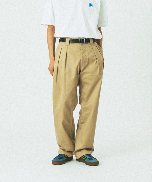styles(スタイルス)の「LATER PLEATED PANTS LM2500_PAPC1(その他パンツ・メンズ・ベージュ/ネイビー・M/L)」の3枚目の写真