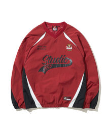 1993STUDIO（1993スタジオ）の「[FC Seoul] Nylon Color Block Crew Piste_Red（その他トップス・メンズ）」