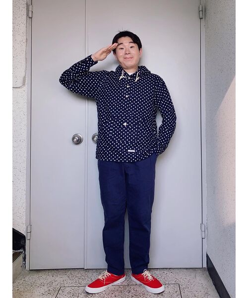MUSINSA STANDARD（ムシンサスタンダード）の「フード付きスウェットシャツ[ネイビー]（パーカー・メンズ・その他・XX-LARGE/XXX-LARGE/SMALL/MEDIUM/LARGE/X-LARGE）」の4枚目の写真