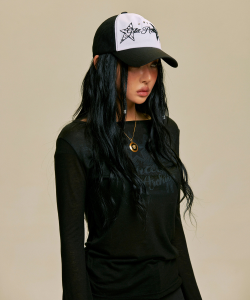 GILAARCHIVE（ギラアーカイブ）の「ANIMAL STAR MESH CAP_BK（キャップ・レディース・その他・FREE）」の8枚目の写真