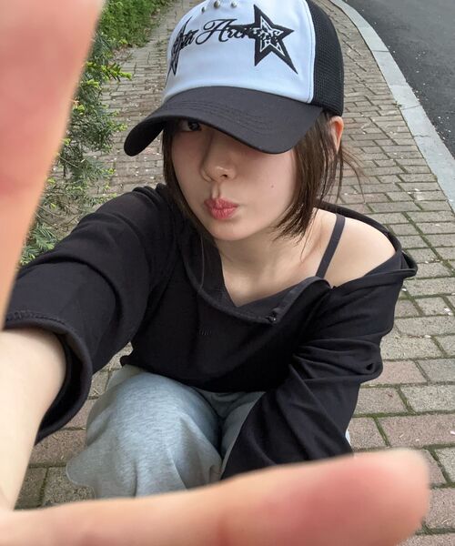 GILAARCHIVE（ギラアーカイブ）の「ANIMAL STAR MESH CAP_BK（キャップ・レディース・その他・FREE）」の14枚目の写真