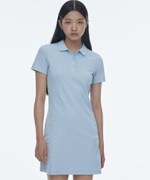 MUSINSA STANDARD WOMAN（ムシンサスタンダードウーマン）の「[Cool Standard] Womens Pique Polo Dress [Pastel Blue]（ワンピース）」