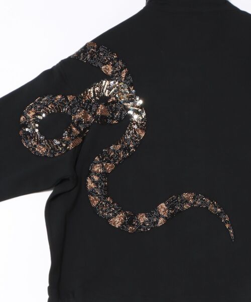 ALLSAINTS(オールセインツ)の「OUROS CLAIRE JACKET | OUROS CLARIE ジャケット(その他アウター・レディース・ブラック・XS/S/M)」の8枚目の写真