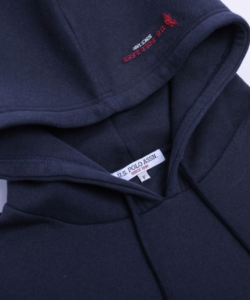 U.S. POLO ASSN.(ユーエスポロアッスン)の「U.S. POLO ASSN. ワンポイント刺繍ロゴ裏起毛フーディ(スウェット・レディース・ライトグレー/ブラック/ネイビー/チャコール・フリー)」の22枚目の写真