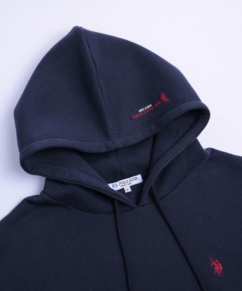 U.S. POLO ASSN.(ユーエスポロアッスン)の「U.S. POLO ASSN. ワンポイント刺繍ロゴ裏起毛フーディ(スウェット・レディース・ライトグレー/ブラック/ネイビー/チャコール・フリー)」の20枚目の写真