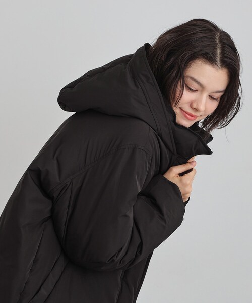 THE SHOP TK （ザ ショップ ティーケー ）の「【ぎゅっとされているような暖かさ】撥水中綿ブルゾン（その他アウター・レディース・アイボリー/ブラック/ブラウン系その他・12/13）」の8枚目の写真