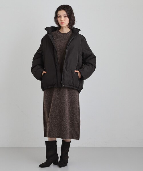 THE SHOP TK （ザ ショップ ティーケー ）の「【ぎゅっとされているような暖かさ】撥水中綿ブルゾン（その他アウター・レディース・アイボリー/ブラック/ブラウン系その他・12/13）」の9枚目の写真