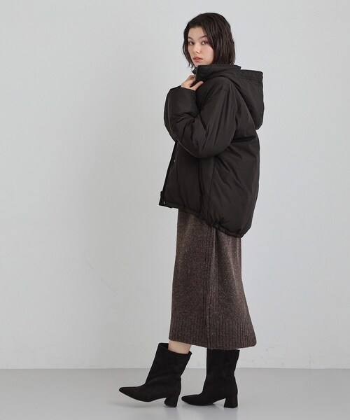 THE SHOP TK （ザ ショップ ティーケー ）の「【ぎゅっとされているような暖かさ】撥水中綿ブルゾン（その他アウター・レディース・アイボリー/ブラック/ブラウン系その他・12/13）」の10枚目の写真