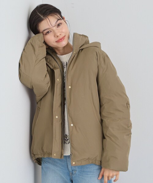 THE SHOP TK （ザ ショップ ティーケー ）の「【ぎゅっとされているような暖かさ】撥水中綿ブルゾン（その他アウター・レディース・アイボリー/ブラック/ブラウン系その他・12/13）」の12枚目の写真