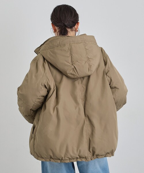 THE SHOP TK （ザ ショップ ティーケー ）の「【ぎゅっとされているような暖かさ】撥水中綿ブルゾン（その他アウター・レディース・アイボリー/ブラック/ブラウン系その他・12/13）」の13枚目の写真