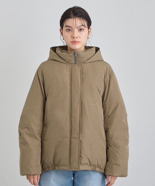 THE SHOP TK （ザ ショップ ティーケー ）の「【ぎゅっとされているような暖かさ】撥水中綿ブルゾン（その他アウター・レディース・アイボリー/ブラック/ブラウン系その他・12/13）」の16枚目の写真