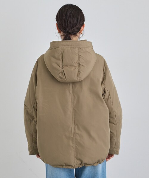 THE SHOP TK （ザ ショップ ティーケー ）の「【ぎゅっとされているような暖かさ】撥水中綿ブルゾン（その他アウター・レディース・アイボリー/ブラック/ブラウン系その他・12/13）」の18枚目の写真